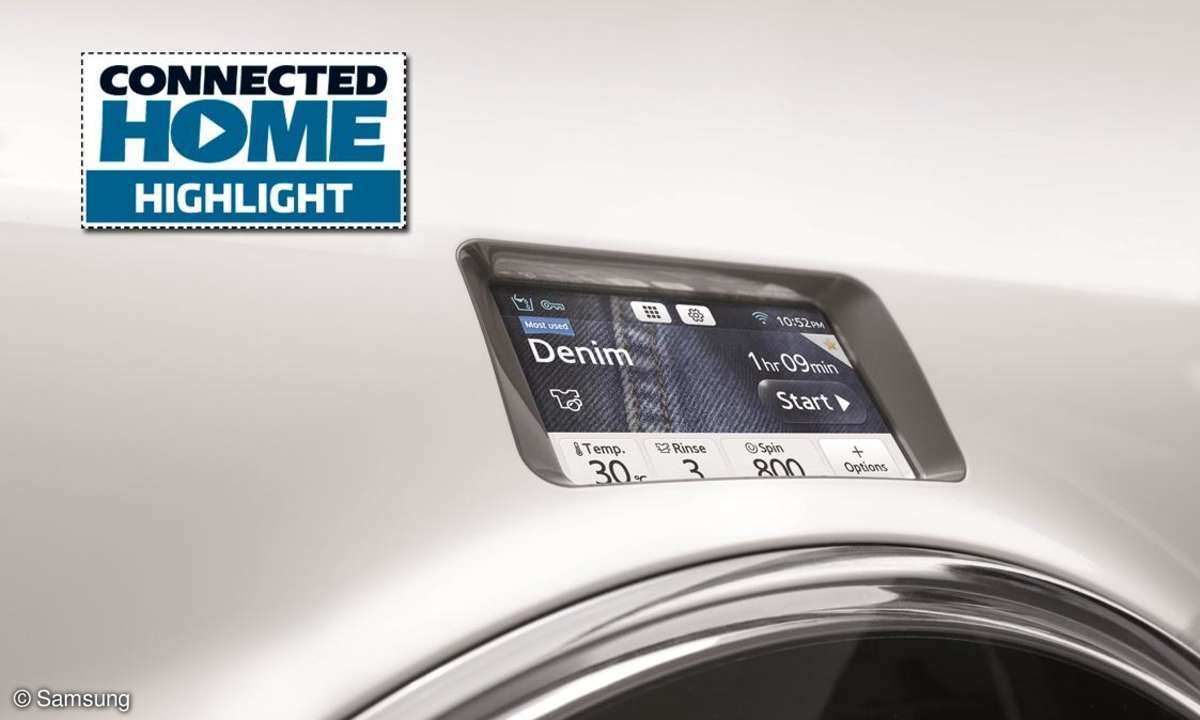 CONNECTED HOME Highlight: Samsung Crystal Blue WW9000