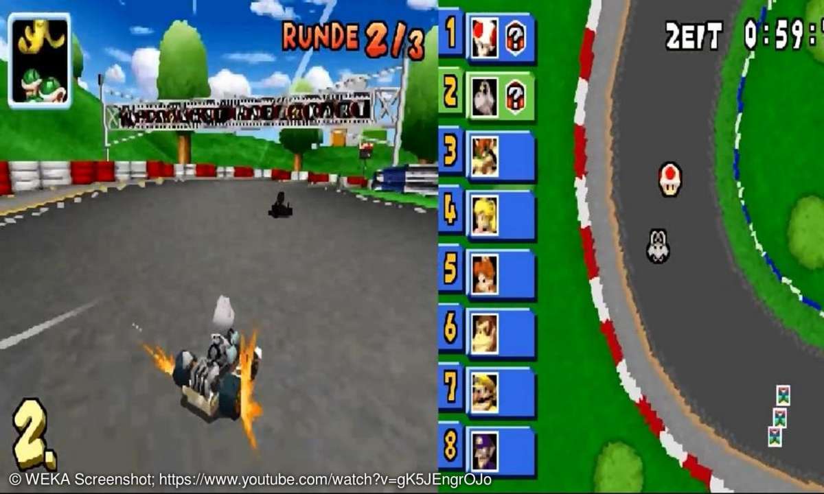 Mario Kart (Gameboy Advance, Nintendo DS, 3DS)