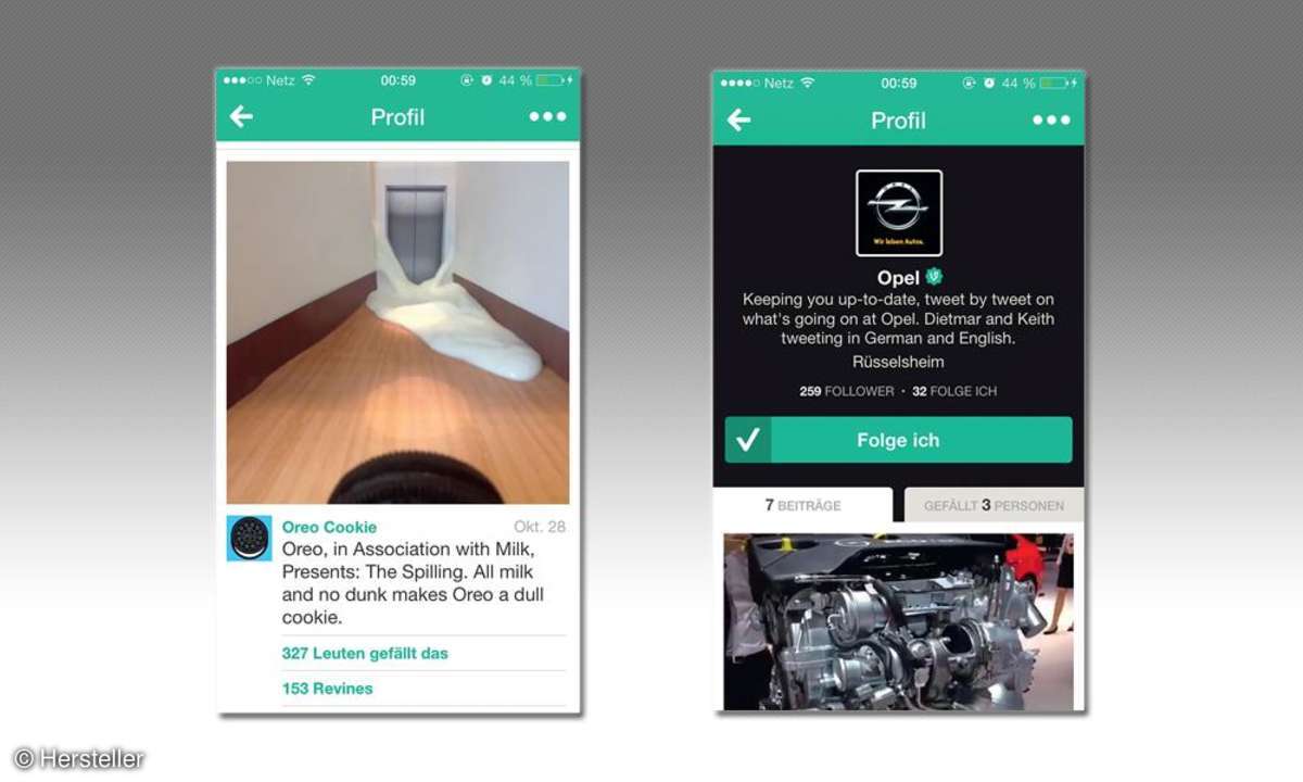 Display Screenshots Vine