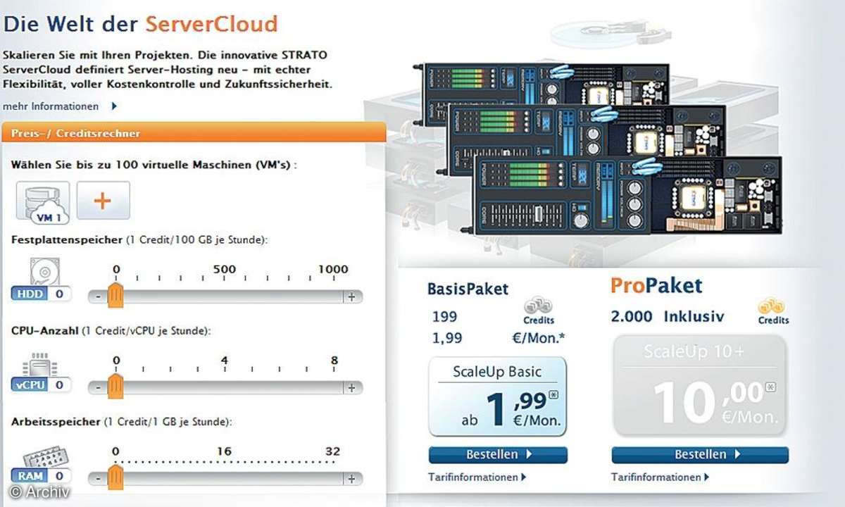 Strato Server Cloud