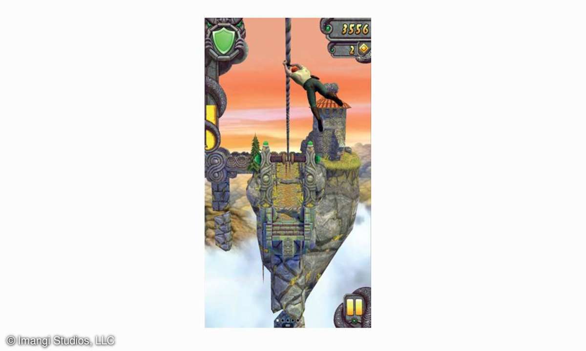 Screenshot der Temple Run App