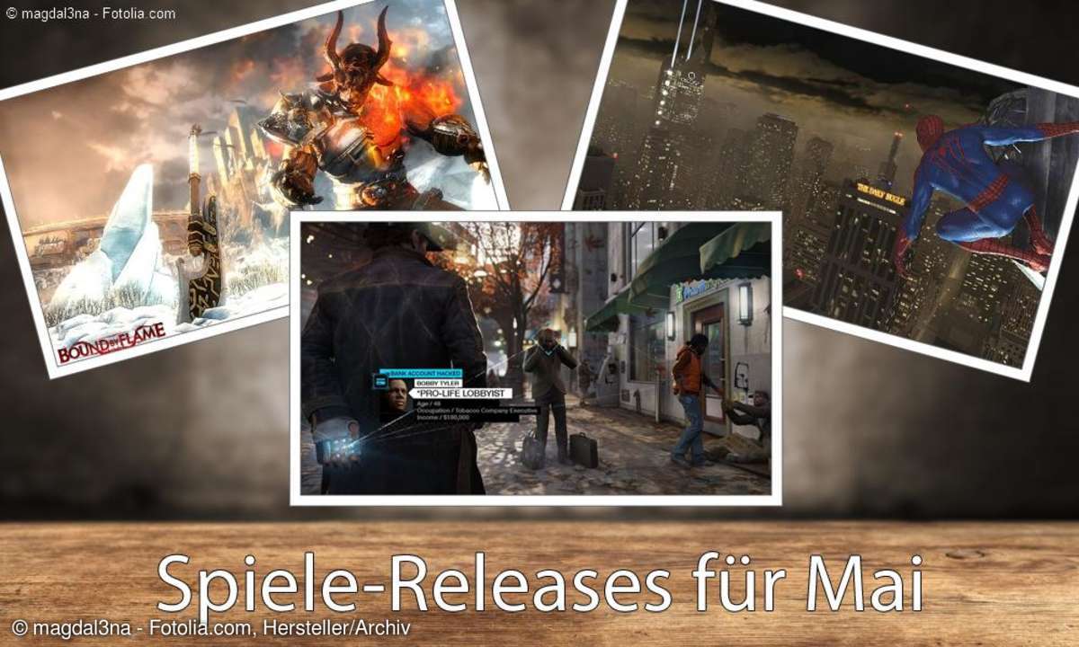 Spiele-Releases: Wir zeigen Ihnen alle wichtigen Spiele-Releases im Mai.
