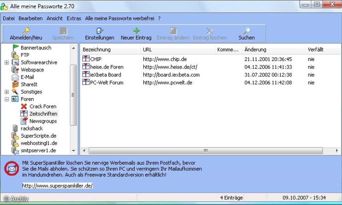 Alle meine Passworte (AMP)