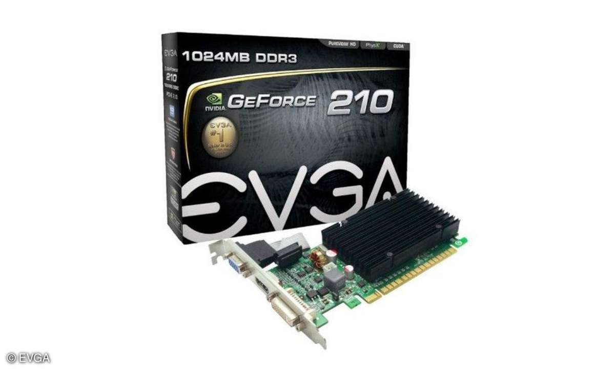 EVGA passiv 64bit NVIDIA GeForce 210