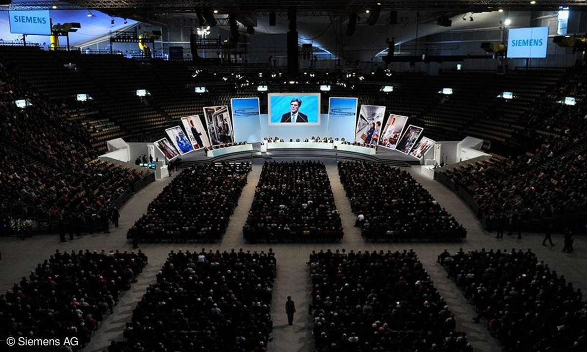 Siemens AG, Hauptversammlung