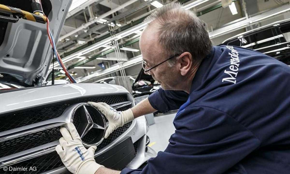 Produktionsstart der Mercedes-Benz C-Klasse,