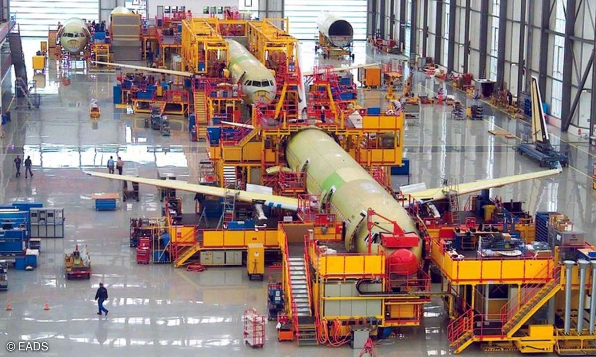 EADS, Flugzeug, Halle