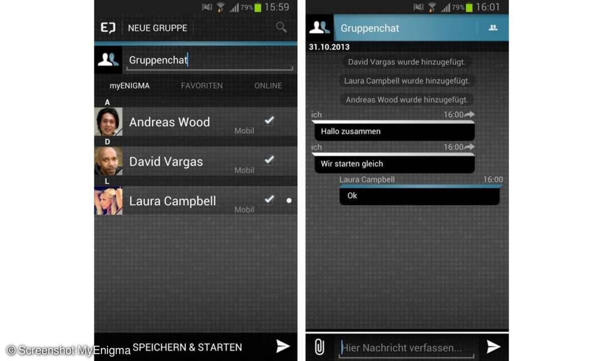 MyEnigma, Whatsapp, Alternative