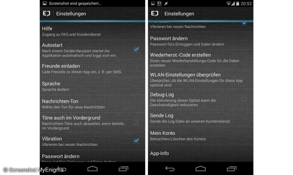 MyEnigma, Whatsapp, Alternative