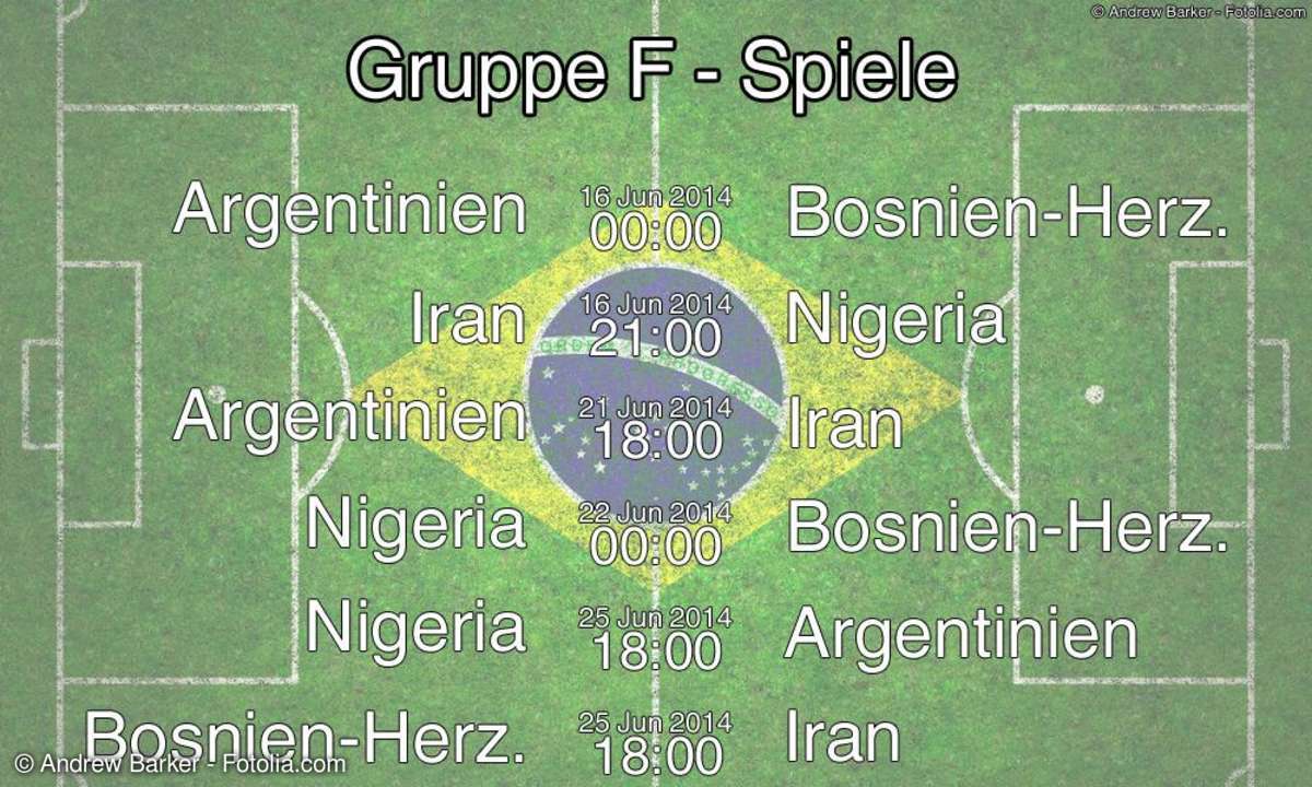 FIFA WM Gruppenphase: Gruppe F