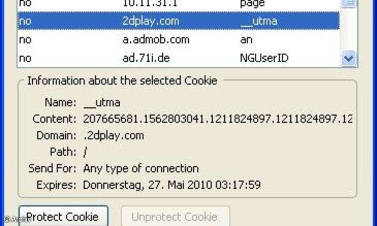 Firefox 3: CookieCuller
