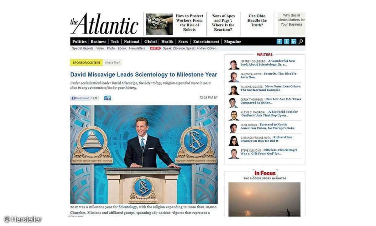 Journalismus,Sponsoring