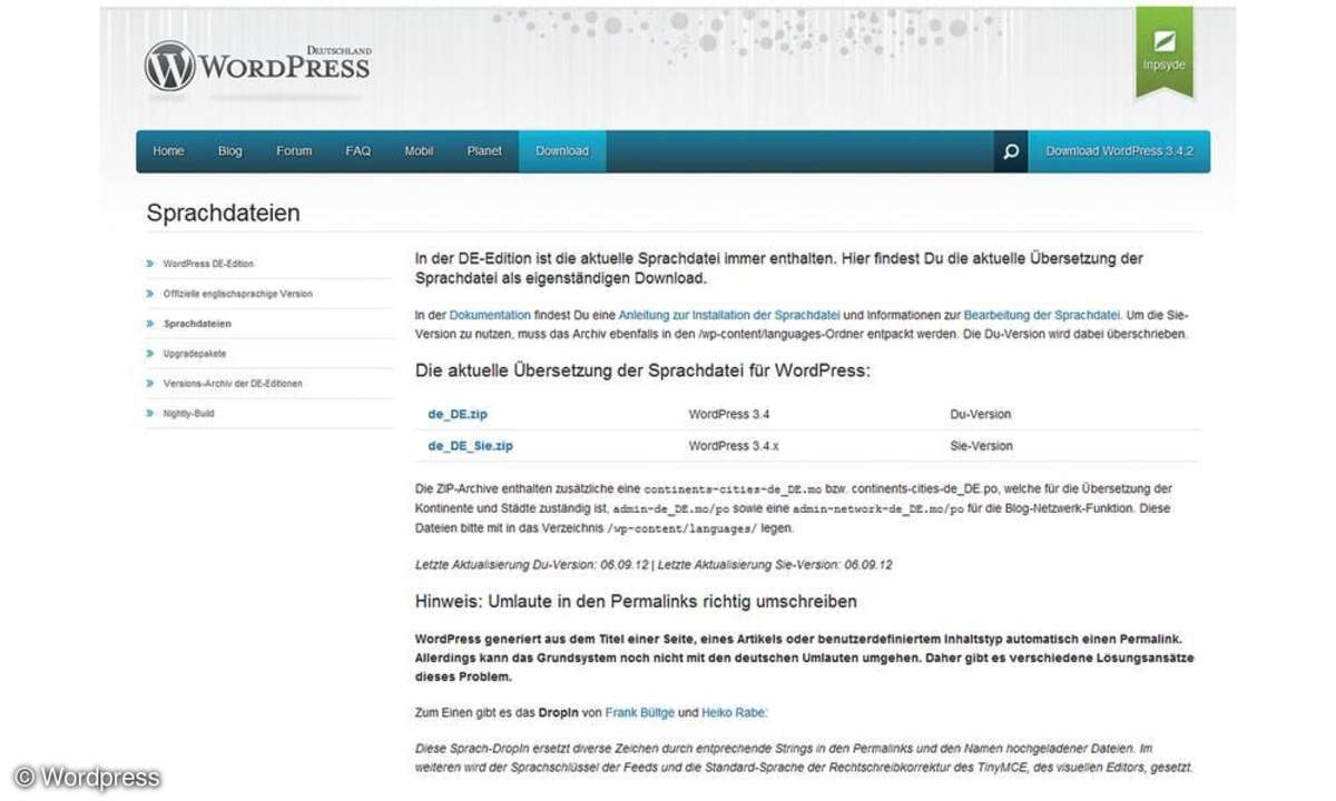 Wordpress: einfach strukturierte Blogs
