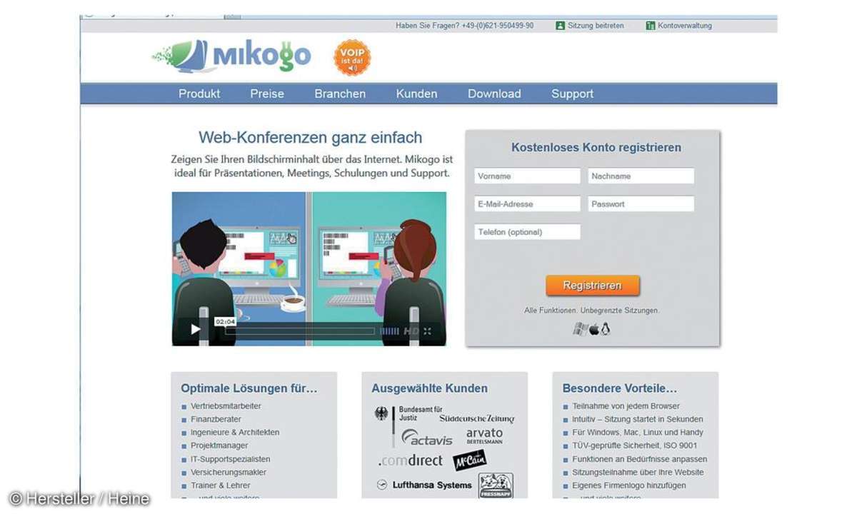 mikogo, screenshot