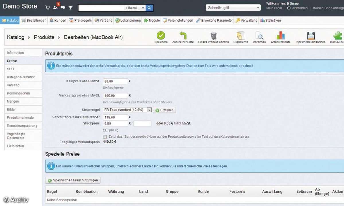 e-Commerce,PrestaShop