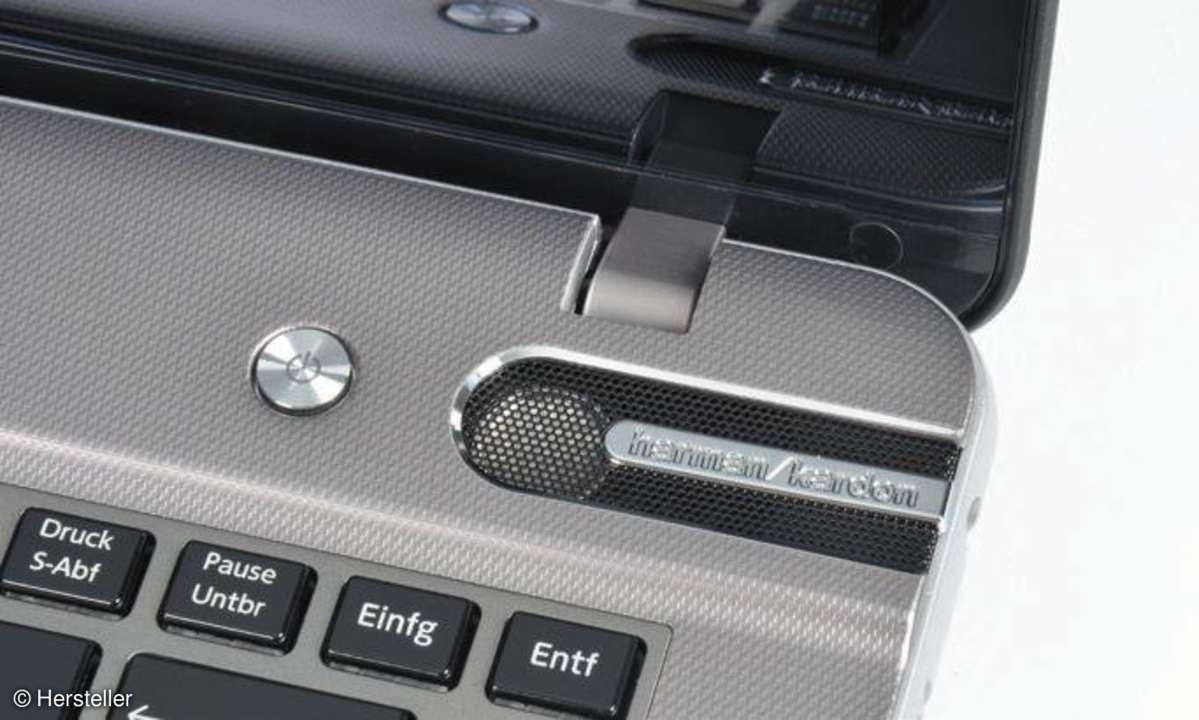 Harman-Kardon-Lautsprecher bei Toshiba Satellite