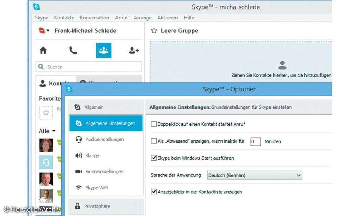 Skype für Windwos 7