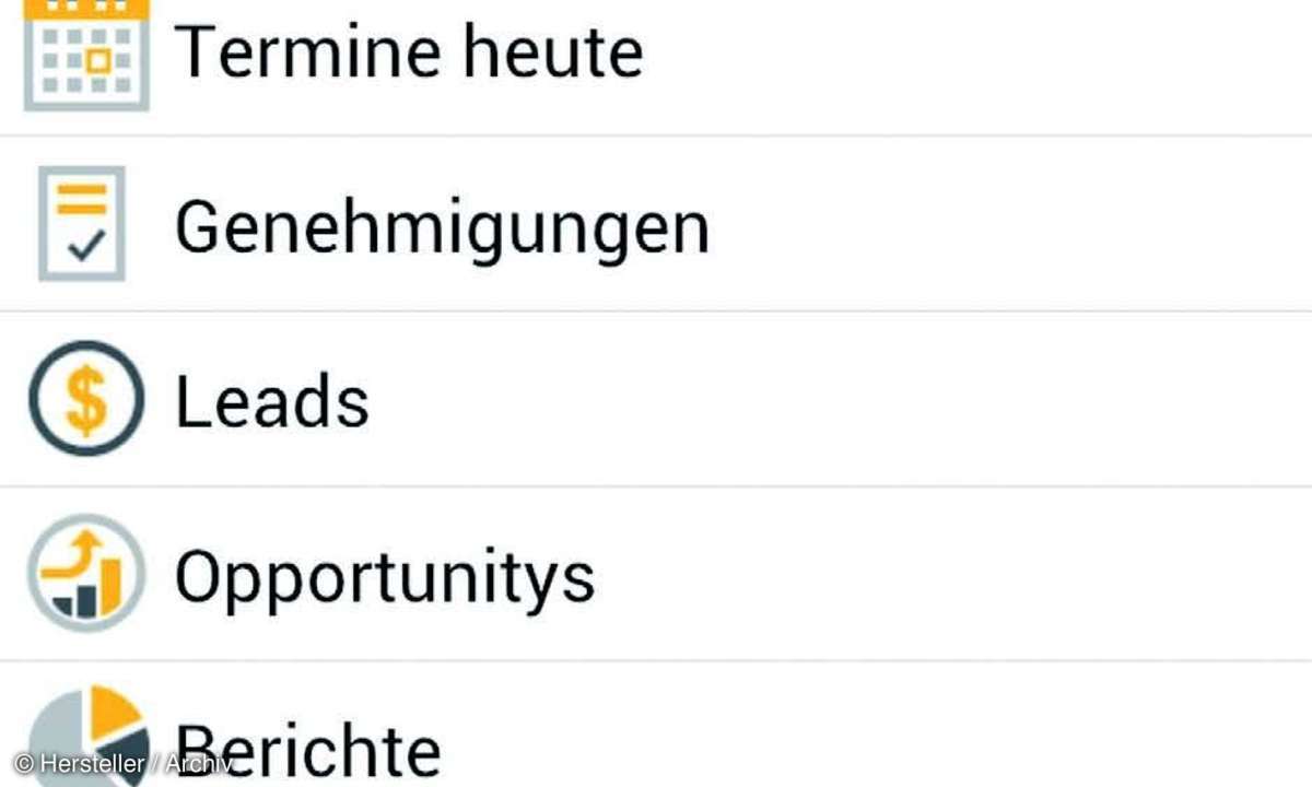 Funktionen der Android-App