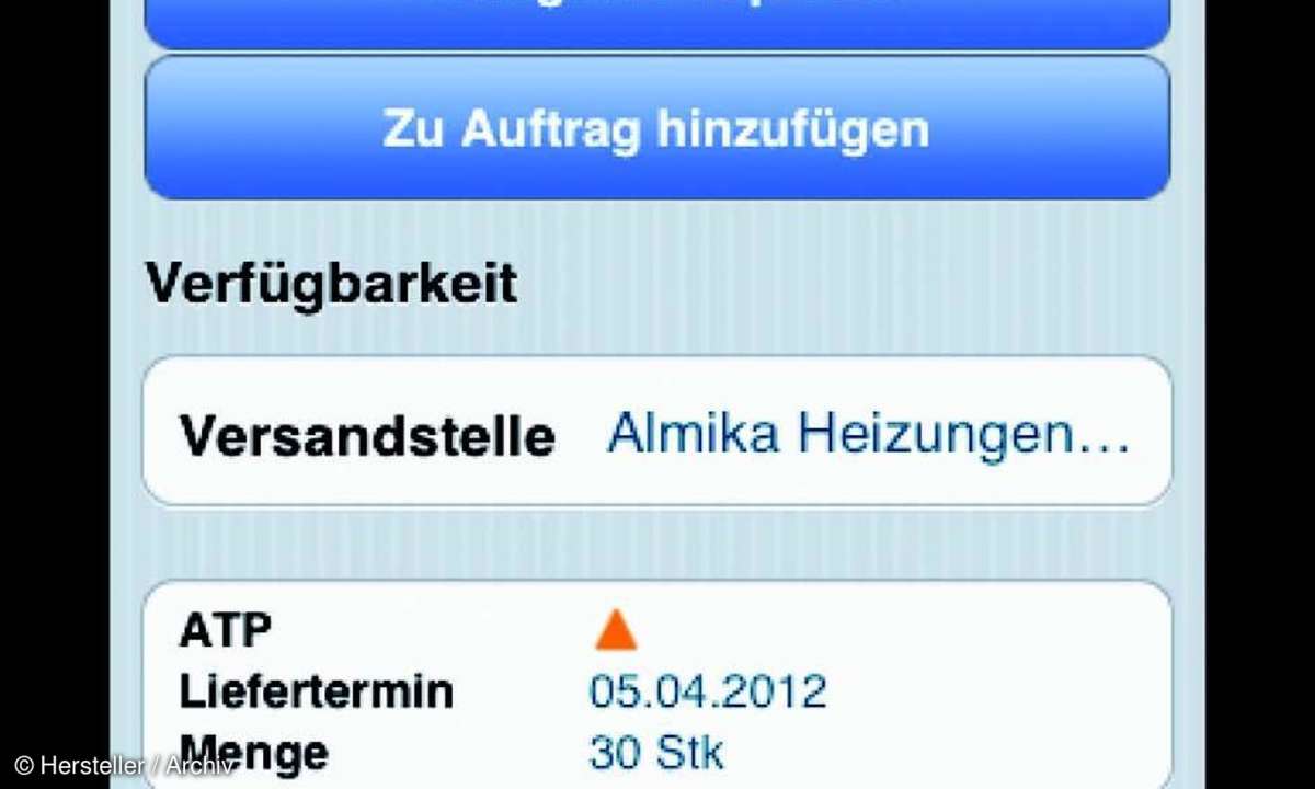 App-Darstellung