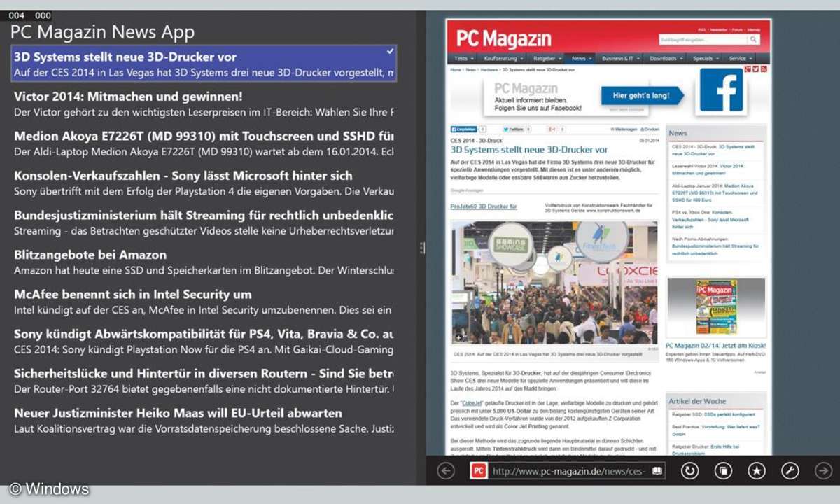 Browser der eigenen App