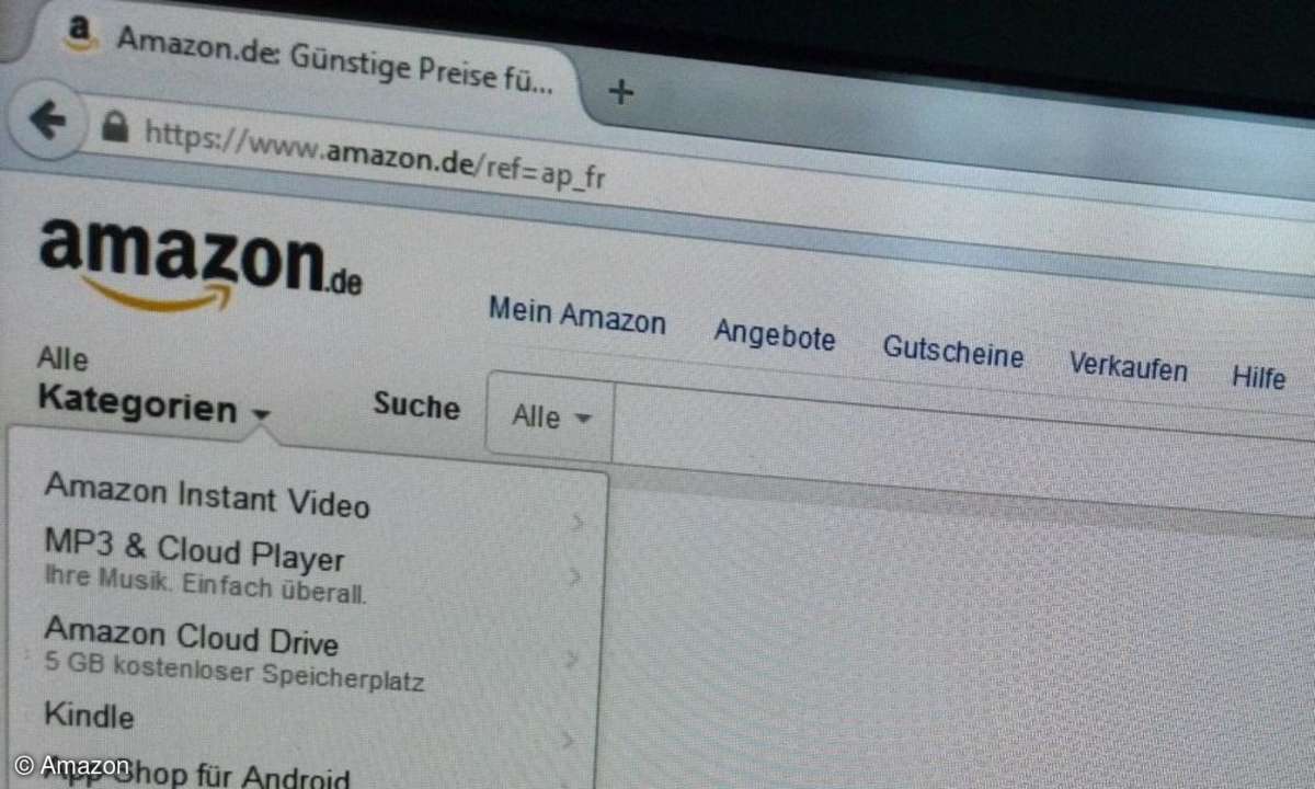 Online-Bestellung bei Amazon