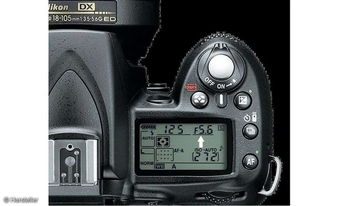 Blende am LC-Display