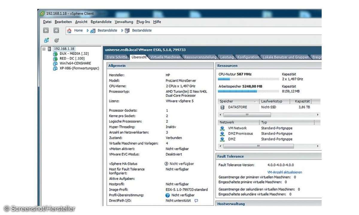 Microserver,HP,ESXi