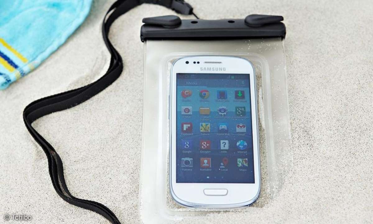 Wasserdichte Hülle, für Smartphones bis ca. 7 x 13 cm