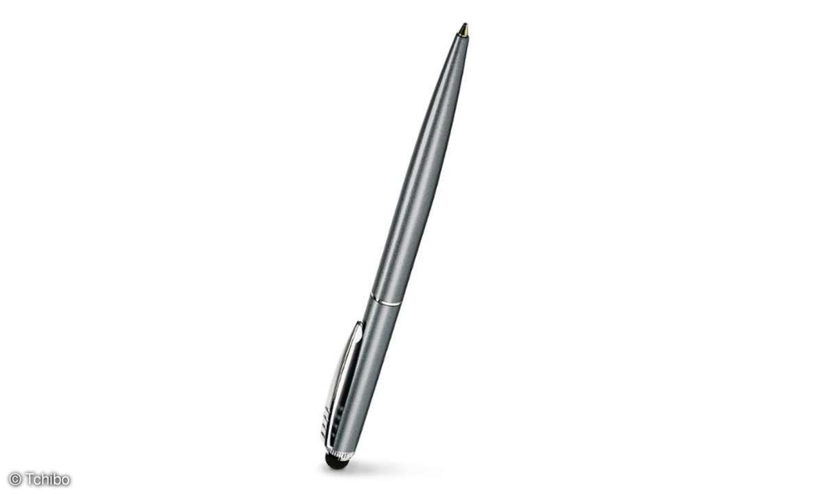 2 in 1: Touchpen mit Kugelschreiber