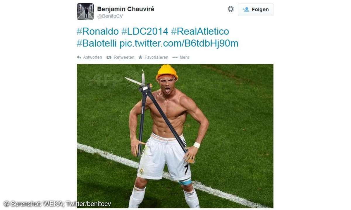 Nach dem Champions-League-Finale ist Ronaldo das Ziel von Spott.