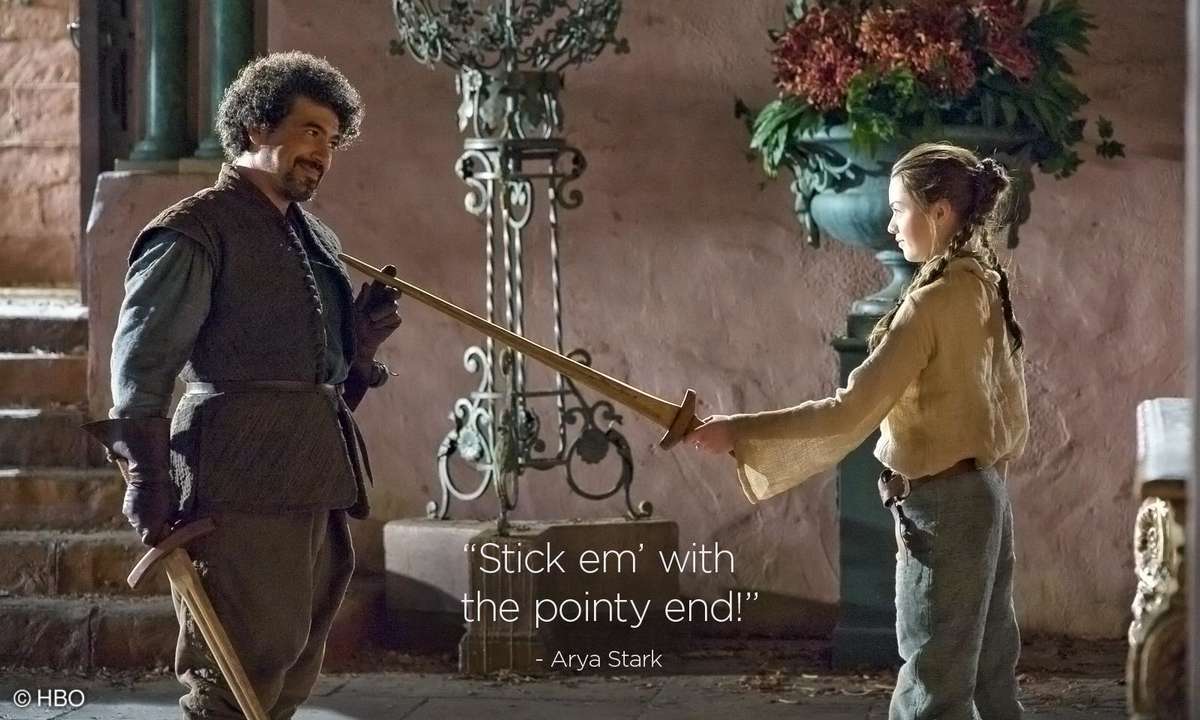 Game of Thrones Arya Stark Quote Wallpaper