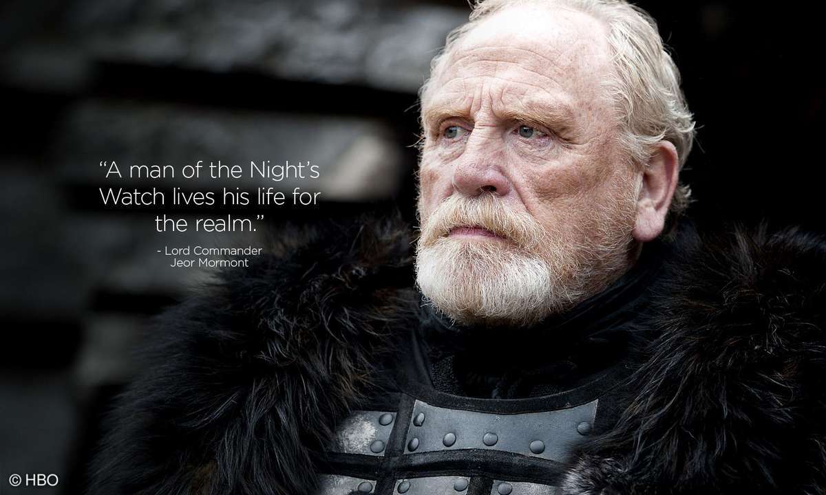 Game of Thrones Jeor Mormont Quote Wallpaper
