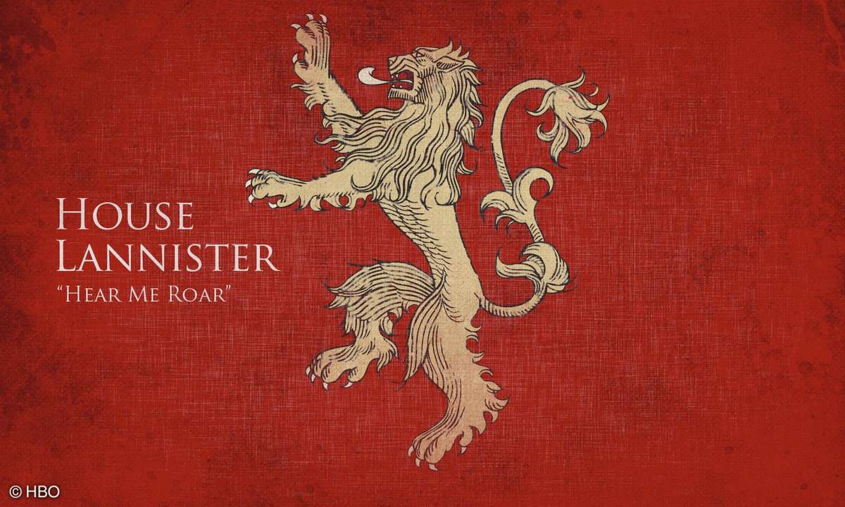 Game of Thrones House Lannister Logo Wallpaper