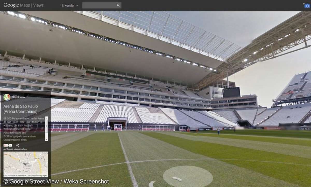 Google Street View, Stadion, WM 2014, saopaulo