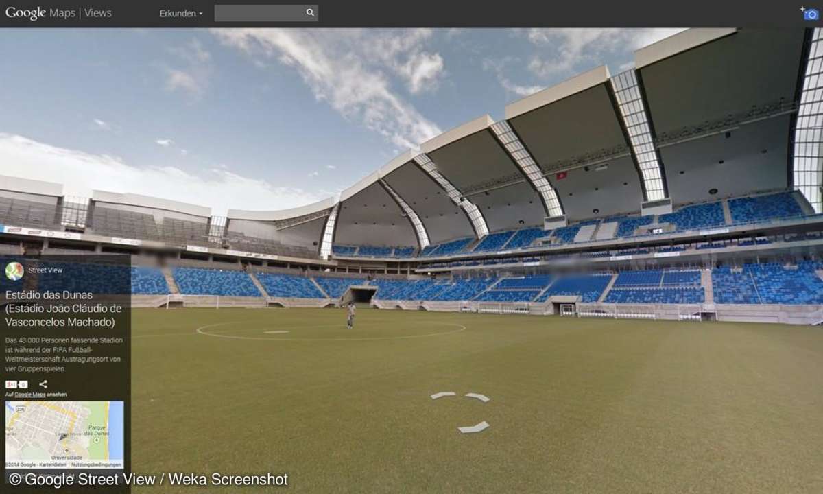 Google Street View, Stadion, WM 2014, dunas