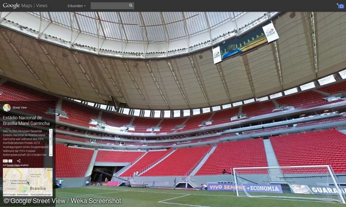 Google Street View, Stadion, WM 2014, basilia