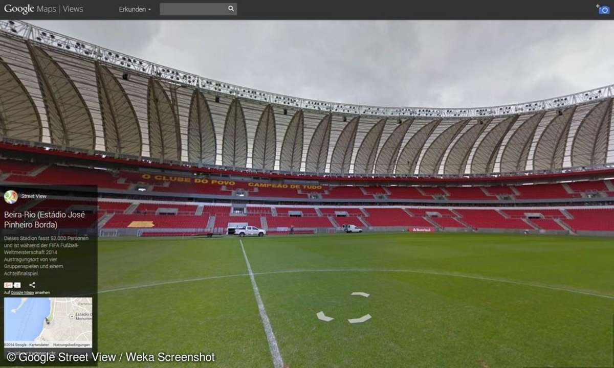Google Street View, Stadion, WM 2014. Beira-rio