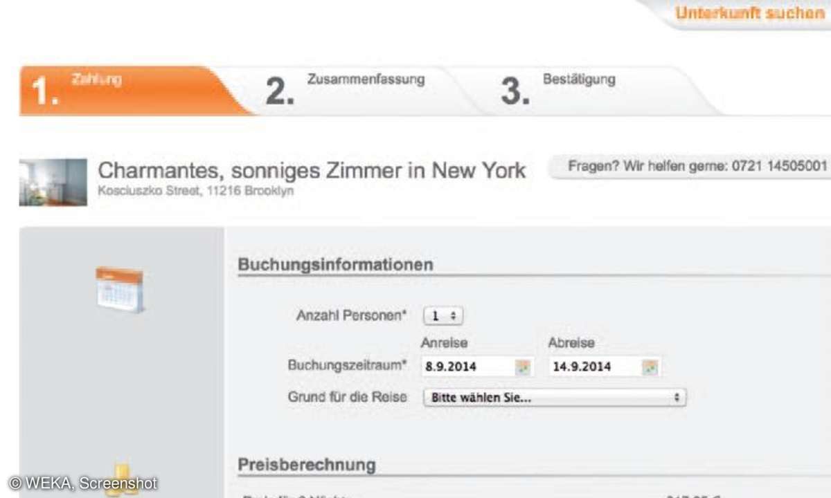 Reise online buchen bei Gloveler