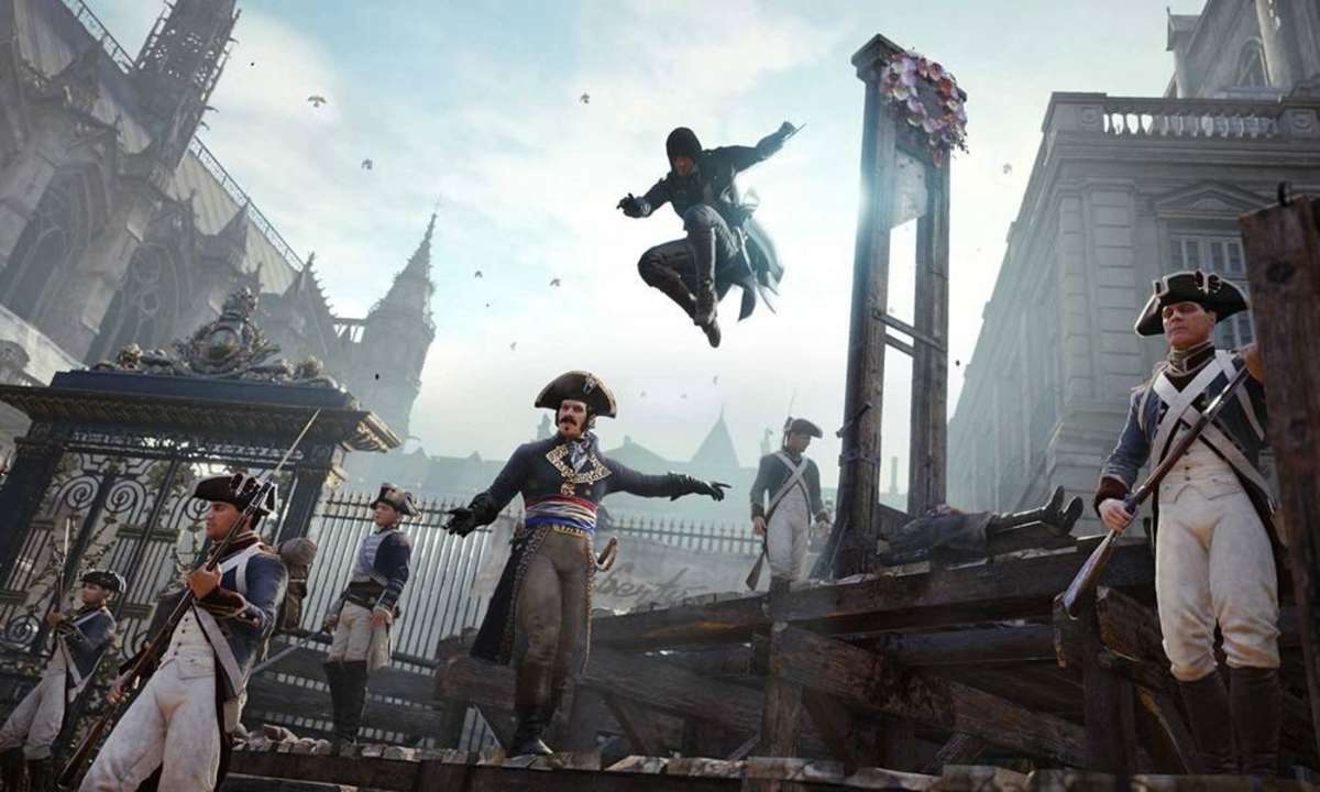 Das Fehlen weiblicher Spielfiguren sorgt für Kritik zu Assassin's Creed Unity.