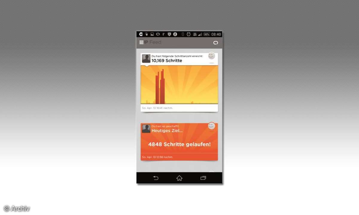 Jawbone 24 Up Display Screenshot