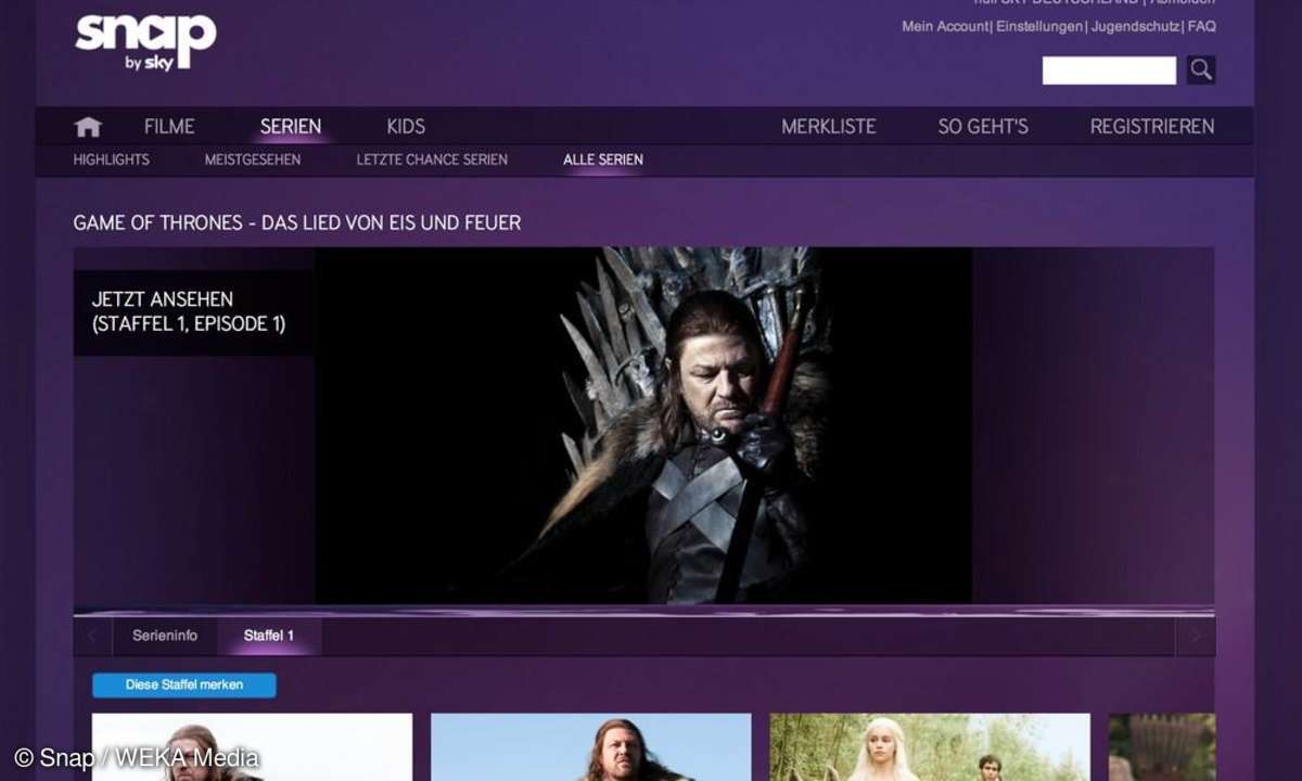Binge Watching, Onlinevideotheken, Serien