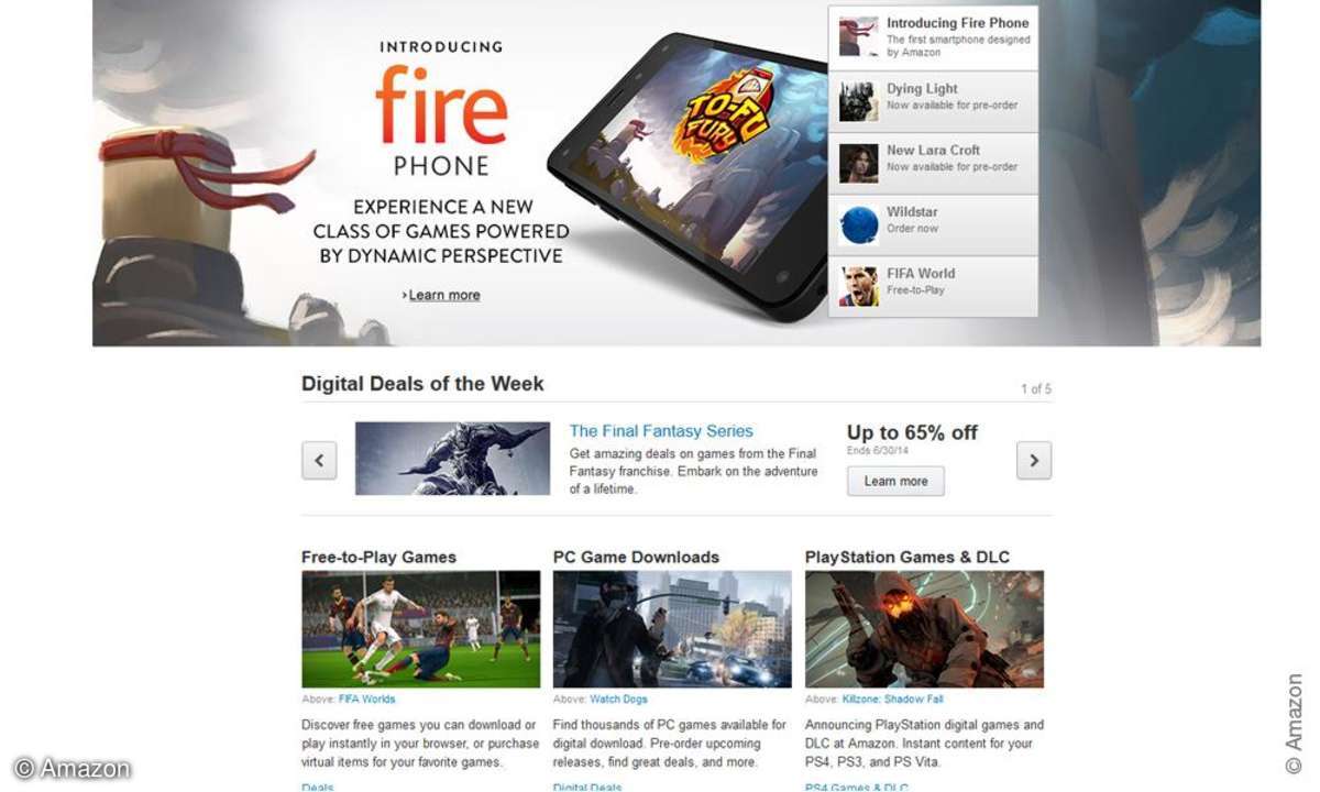 Amazon Spiele-Download in Deutschland