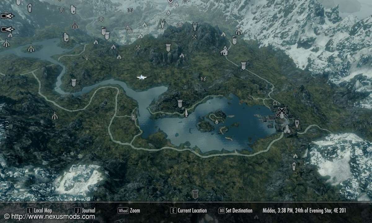 Skyrim Worldmap