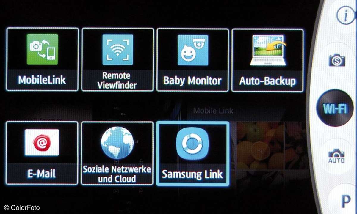 Samsung NX30: Bedienung