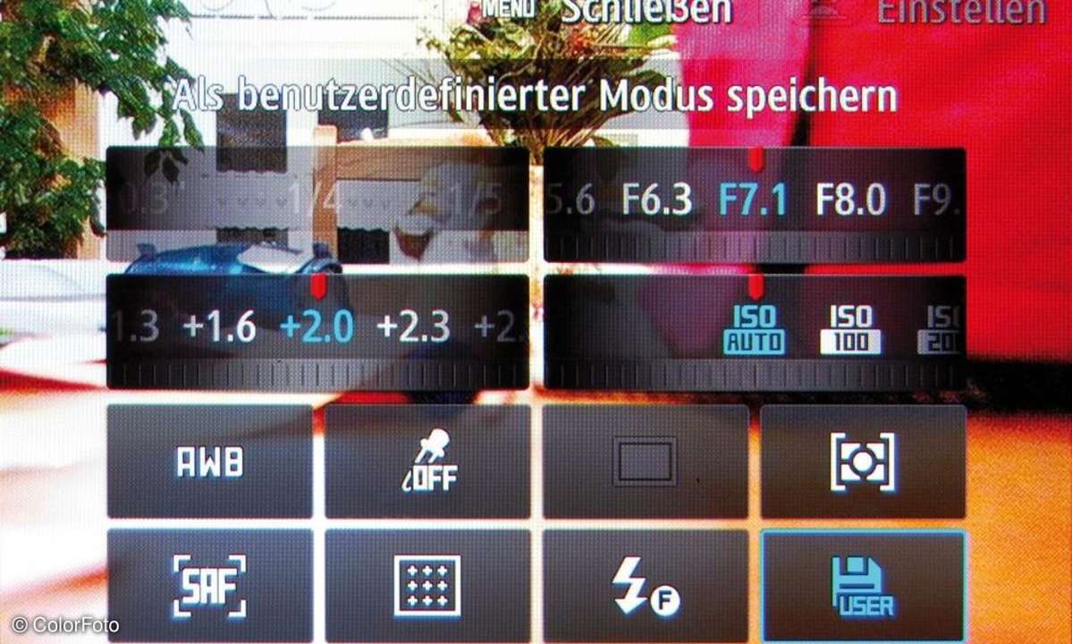 Samsung NX30: Bedienung