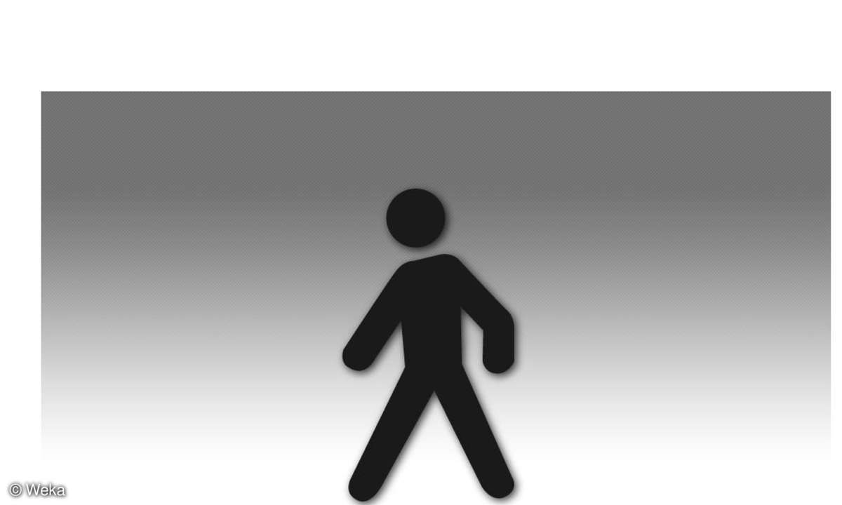 Trick 7 - Durch den Raum wandern