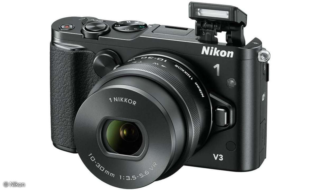 Nikon 1 V3, Frontansicht