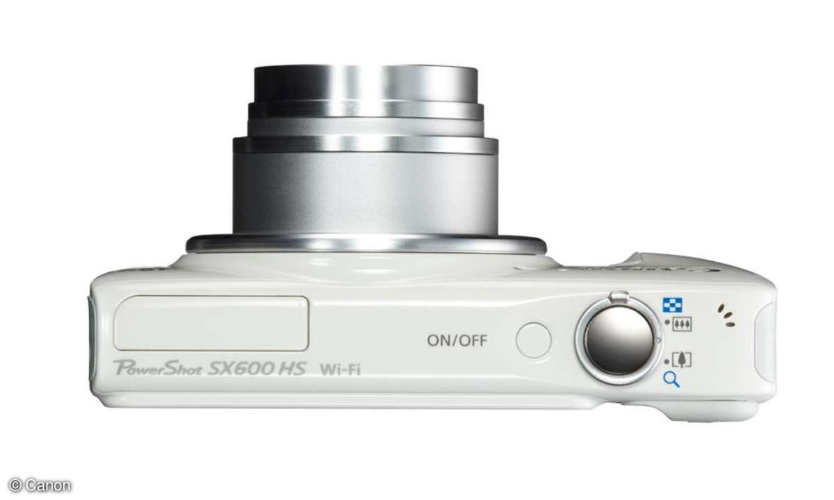 Canon Powershot SX600 HS Oberseite