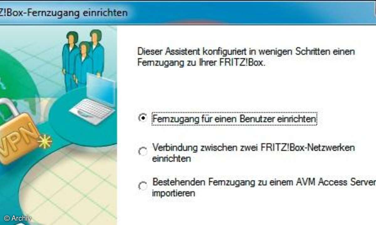 Fritzbox-Fernzugang Screenshot