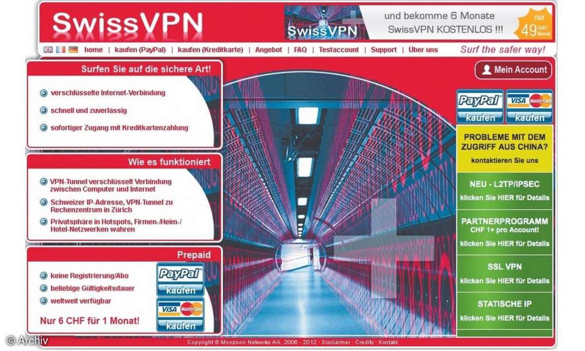 SwissVPN, VPN